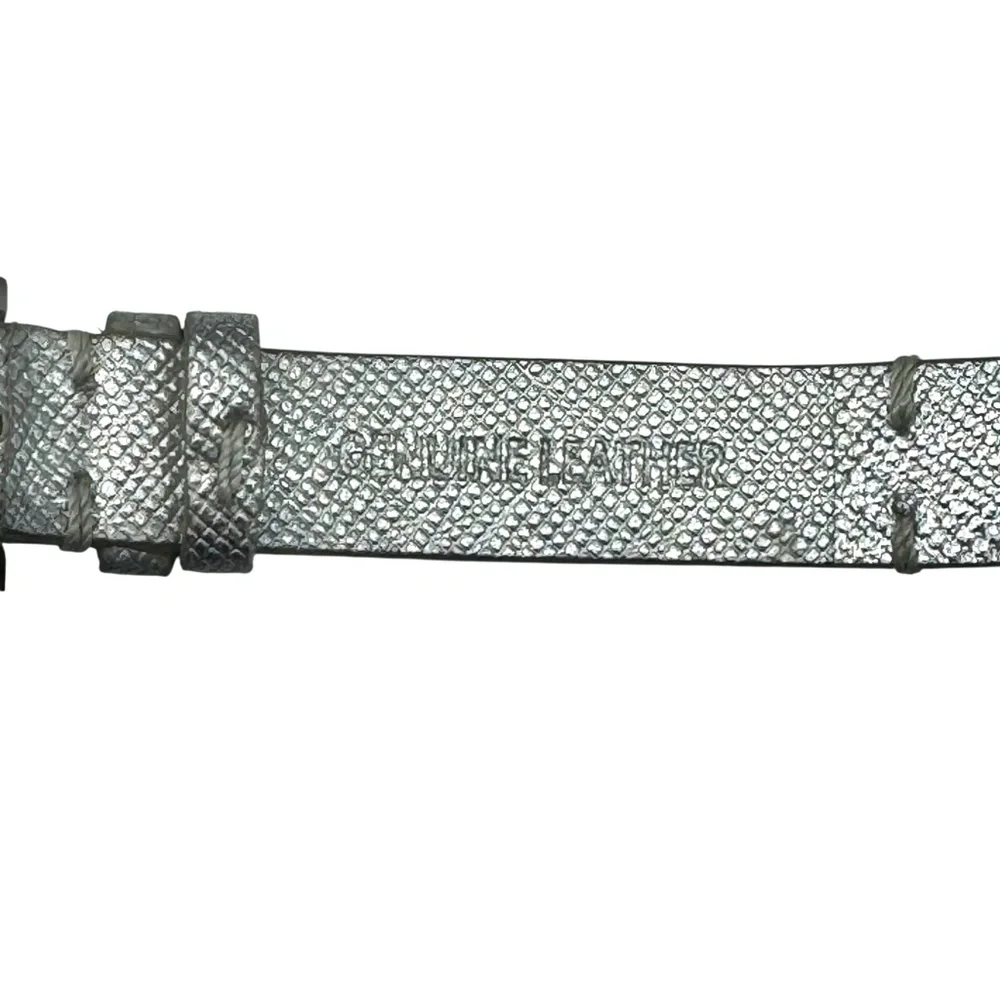 TORY BURCH SILVER CASE & SILVER LEATHER STRAP FITBIT BRACELET